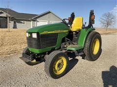 2002 John Deere 4410 MFWD Compact Utility Tractor 