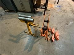 Pipe Bender & Stands (2) 
