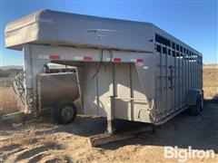 2013 Travalong Gooseneck T/A 20’ Livestock Trailer 