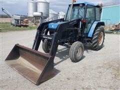 1996 Ford 7740 2WD Tractor W/Great Bend 660 Quick-Attach Loader 