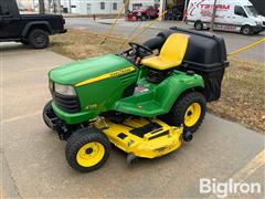 2011 John Deere X729 Ultimate 4x4 Lawn Tractor W/Bagger 