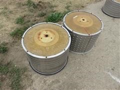 International Cyclo Planter 8 Row Seed Delivery Drums 