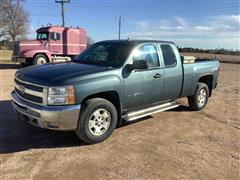 2012 Chevrolet Silverado 1500 LT 4x4 Extended Cab Pickup 