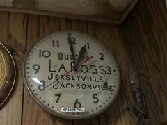 La Ross Bulova Advertising Clock 