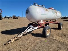 1000 Gallon Anhydrous Ammonia Tank & Trailer 