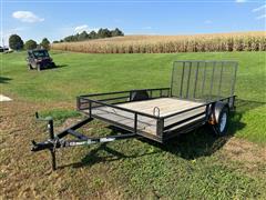 2019 Carry-On T/A Utility Flatbed Trailer 