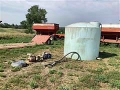 2,100 Gallon Water Tank & Pumps 