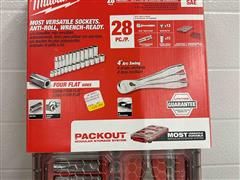 Milwaukee 28pc 3/8” Ratchet And Socket Set 