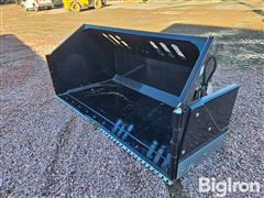 2024 Landy SWB91 Skid Steer Hydraulic Wing Snow Bucket 