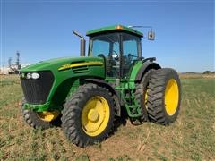 2004 John Deere 7820 MFWD Tractor W/Rear Duals 