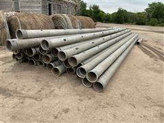 Aluminum 8” Gated Irrigation Pipe 