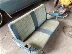 Vintage Automobile Bench Seat 