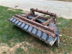 Skid Steer Tire Scraper Attachment 