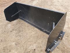 Shop Built Skid Steer Snow Pusher 