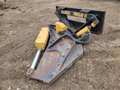 Sidney Timberline HT HD Rotating Tree Shear Skid Steer Attachment 