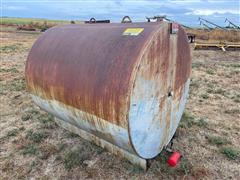 Pioneer Tank And Steel Inc 64X72 1000 Gallon Steel Tank 