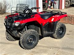 2018 Honda TRX420 Rancher 4x4 ATV 4-Wheeler 