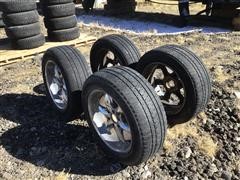 6-Hole Aluminum Rims & 275/55R20 Tires 