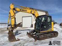 2015 Kobelco SK75SR Excavator 