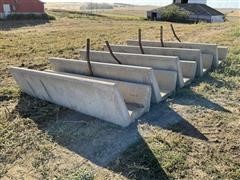 Concrete Fenceline Feed Bunks 