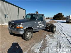 1996 Ford F350 XL 4x4 Dually Cab & Chassis 