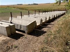 2012 Heartland Concrete Fenceline Feed Bunks 