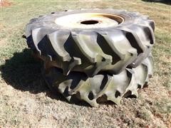John Deere Duals 480/80R38 Tires & Rims 