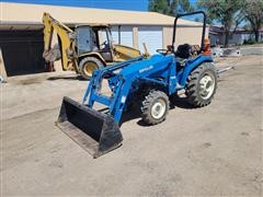 New Holland TC33S MFWD Compact Utility Tractor W/Loader 