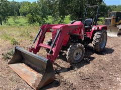 2013 Mahindra 4025 MFWD Tractor W/Loader 