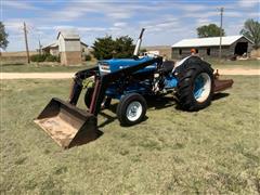 1972 Ford 4000 Compact Utility Tractor W/Loader & Mower 