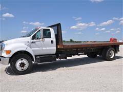 2011 Ford F-750 Flatbed Truck 