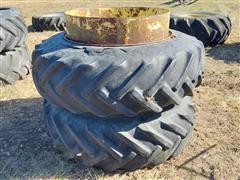 John Deere Clamp-On Dual Wheels & Tires 