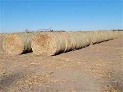 Full Grain Milo Hay Round Bales 