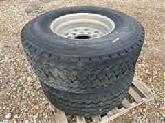 425/65R22.5 Tires & Alcoa Rims 