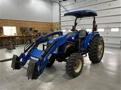 2008 New Holland 4055 Boomer MWFD Utility Tractor W/Loader 