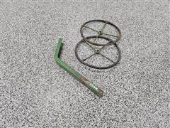 John Deere Seat Bracket And Steering Wheels 