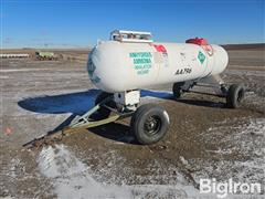 1000-Gallon Anhydrous Ammonia Tank Trailer 