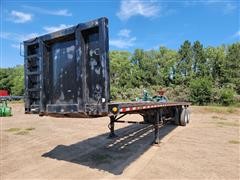 2001 Great Dane 36' T/A Flatbed Trailer 