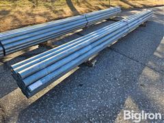 4"X14 Gauge Galvanized Steel Tubing 