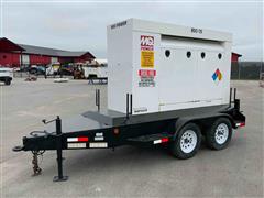 2008 MQ Power MQ50IVP 60kW Diesel T/A Standby Portable Generator 