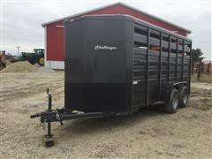 2015 Titan Challenger T/A Livestock Trailer 