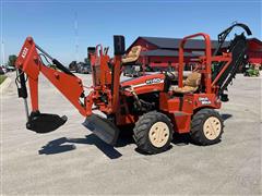 2006 DitchWitch RT40 4x4 Trencher W/Backhoe & Backfill Blade 