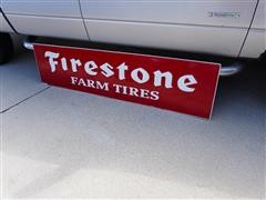 Firestone Farm Tires 18"X72" Single Sided Sign 