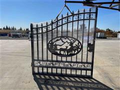 2023 Greatbear 14' Bi-Parting Wrought Iron Gate 