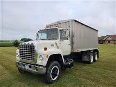 1975 Ford LN880 T/A Grain Truck W/18ft Kann Box 