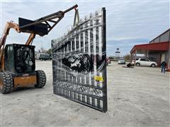 2023 Greatbear 14' Bi-Parting Wrought Iron Gate 