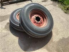 Coop 7.50-15SL Tri Rib Tires & Wheels 