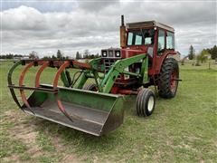 1975 International Hydro 100 2WD Tractor W/Grapple Loader 