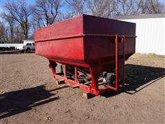 250 Bushel Gravity Box W/Brush Auger Drill Fill 