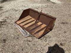 48" Manure Bucket w/ Dirt Slip Over 